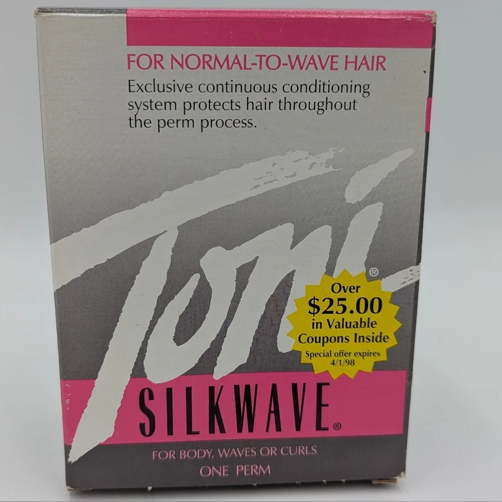 Vintage Toni Silkwave Perm Rod Set 18 Blue  Normal To Wave Hair